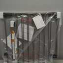 Cumbor 29.7-46" Baby Gate for Stairs, Mom's Choice Awards Winner-Auto Close Dog Gate for the House, Easy Install Pressure Mounted Pet Gates for Doorways, Easy Walk Thru Wide Safety Gate for Dog, Brown