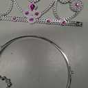 Meland Princess Dress Up - Dress Up Clothes for Girls with Toys,Christmas Birthday Gift for Toddler Girls 3,4,5,6,7,8 Years (Pink)