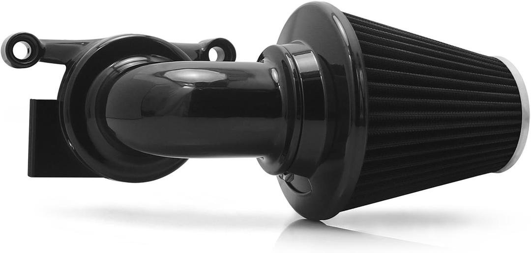 For harley air cleaner filter sportster street road glide king for harley davidson motorcycle air intake (Nake style -Black, C-For Touring 08-16, Softail 16-17)
