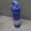 Contigo x Ally Love Ashland Chill 2.0, Stainless Steel, Spill Proof Water Bottle with AutoPop Easy Lean Lid, BPA Free, 24oz, Stellar Jay (24oz (Pack of 1))