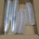 SUREHOME Plastic Champagne Flutes 40 Pack Disposable Champagne Glasses 5oz Clear Plastic Mimosa Glasses Wedding Cocktail Cups Bulk for New Years Eve Party Supplies 2025 Engagement Birthday Decorations