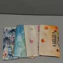 Dispowreath 4 Pcs Mailbox Covers Magnetic Standard Size 18 x 21 Inch Hello Spring Summer Autumn Winter Magnetic Mailbox Covers Wraps for Holiday Christmas Garden Yard Home(Romantic Style) (Beach)