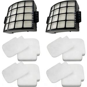 Colorfullife Replacement Filters for Shark Stratos | 6-Pack of AZ3002 Filters with 2 HEPA & 4 Foam Felt | Fits DuoClean PowerFins Vacuum Models AZ3000, AZ3000W