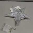 Christmas Tree Topper Star, 8.7" 31 LED Christmas Tree Decoration Lights, AA Battery Powered Small Xmas Tree Decor for Christmas, Scene Decor, Festivals Decor (Warm White)