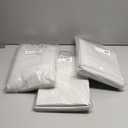 CUCRAF 100% Blackout Curtains 54 inches Length 2 Panels Set, Room Darkening Linen Textured Curtain Grommet for Bedroom Living Room, Light Blocking Thermal Insulated Drapes (52 x 54 Inch,Light Beige)