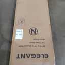 ELEGANT Frameless Bifold Shower Door 36 in.W x 72 in.H Pivot Swing Shower Doors with 1/4 in. Clear Tempered Shower Glass Panel in Matte Black Semi-Frameless Shower Door