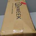 SINWEEK 2 Inch Gel Memory Foam Mattress Topper Full Size, Ventilated High Density Pad for Back Pain, Bed Topper with Removable Soft Cover, CertiPUR-US Certified