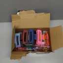 Hoteam 36 Pcs 4.1 Inch Large Hair Claw Clips Bulk Rectangular Big Hair Claws Matte Nonslip Banana Clip Strong Hold Plastic Barrettes for Women Gifts Accessories, 18 Colors