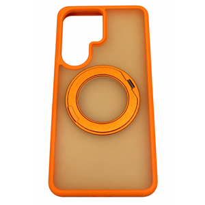 VUM Galaxy S26U Case, MagSafe, 360 Stand, Shockproof, Camera Guard, Orange