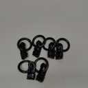 6 Pcs Alloy Steel 5000lbs Breaking Strength L Track Double Stud Fitting with O Ring for Trailers RVs Truck Bed Tie Down Fitting