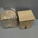 Carpenter Bee Traps for Outside 2PACK– Durable, Weather-Resistant, Eco-Friendly Wooden Wasp Trap for Outdoor Use
