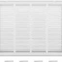 VEVOR Return Air Filter Grille, Fits W24 x H18 Inch Duct Opening, Filter Not Included, Return Air Vent Cover for Wall, Powder-Coated Steel Return Air Grill Detachable Face/Door for 1 inch Filters