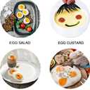 VOBAGA Electric Egg Cooker, Rapid Egg Boiler with Auto Shut Off for Soft, Medium, Hard Boiled, Poached, Steamed Eggs, Vegetables and Dumplings, Stainless Steel Tray with 7-Egg Capacity (Green)