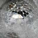 Disco Ball - 12 Inch Mirrored Discos Balls, Large Disco Bal, Rotating Ball for Party Designs, Weddings, Home Decor, Silver Hanging Discos Balls.