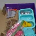 Kinetic Sand Scents, Ice Cream Treats Playset, Easter Basket Stuffers, Includes 3 Scented Colors of Moldable Play Sand & 6 Tools, Sensory Toys for Kids