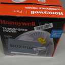 Honeywell TurboForce Air Circulator, Small Tabletop Fan, Quiet Personal Fan for Home or Office, 3 Speeds, 90 Degree Pivoting Head, White, HT-904