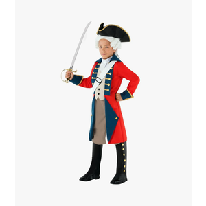 Morph - Revolutionary War Costume Kids - Colonial Costume Boys - British Red Coat Costume - Napoleon Costume Kids Size L