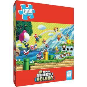Super Mario “Chaos & Fun” 1,000 Piece Jigsaw Puzzle, Dimensions 19” x 27”, Collectible Puzzle Artwork Featuring Mario, Luigi, Nabbit and More! Officially Licensed Nintendo Puzzle & Merchandise