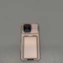 SSLOTSCASE for iPhone 16 Pro Wallet Case with Kickstand & Camera Cover & Card Holder (4 Cards), Drop Protection Heavy Duty Shockproof Hard Phone Case Cover for iPhone 16 Pro 6.3'' 2024, Rose Gold