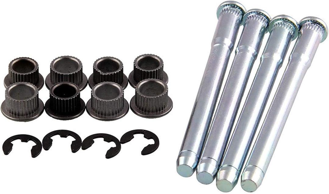 LEDAUT Door Hinge Pin and Bushing Repair Kits (4 pins 2 Door) for 1994-2004 Chevy S10 & GMC S15