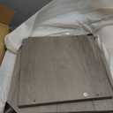 Nesting Table Set of 3 Side Tables, Modern Coffee Table Stacking End Table with Metal Frame (A-Square, Grey)