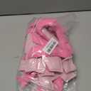 Pink Bow 1/2 Birthday Decorations Handmade Felt Pre-Strung Half Way To One Sign Banner with Pink Bow for 6 months Birthday Half Way To One Baby Girl Decorations Party Nursery Home Wall Fireplace Decor