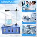 Vevitts 1000ml Magnetic Stirrer Hot Plate Magnetic Mixer Stir Plate Lab Stirrers 2400 RPM 100C Stirring Bar