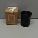 Clear Ice Cube Maker, 2.5" Stainless Steel Crystal Clear Ice Ball Maker, Non-BPA Premium Silicone Ice Cube Molds for Whiskey & Cocktails, Easy-Release Sphere Ice Maker, Bourbon Gifts for Men (1 PACK) (Black)