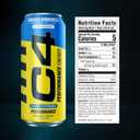 C4 Energy Carbonated Zero Sugar Energy Drink, Pre Workout Drink + Beta Alanine, Sparkling Frozen Bombsicle, 16 Fl Oz (Pack of 12)