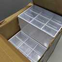 Amyhill 6 Pcs Mini Drawer Organizer Small Organizer with 9 Drawers Plastic Desktop Craft Storage Box for Office Home Room Jewelry Cosmetics Collection(White)