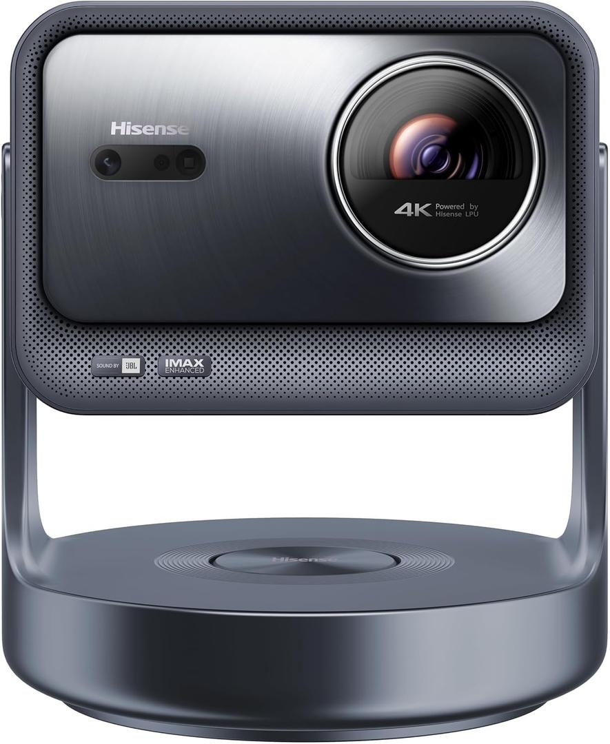 Hisense C2 Ultra, Triple Laser Smart Portable Projector, 4K UHD, 3,000 Lumens, 65  300, Dolby Vision, IMAX Enhanced, Sound by JBL, Netflix Included, Designed for Xbox, Optical Zoom
