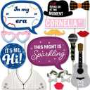 Big Dot of Happiness in My Party Era Photo Booth Props - Concert Party Supplies, Celebrity Music Event Decorations, Pop Star-Themed Photobooth Props Kit - 20 Ct