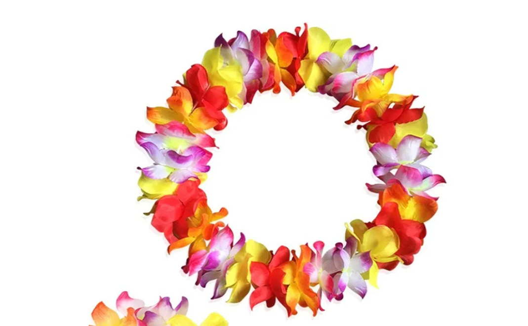 20pc Multicolor Hawaiian Leis for Graduation Party, Dance Party, Photo Prop in Outdoors (Multicolor)