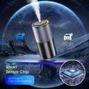 Car Air Freshener Diffuser,Smart Car Air Freshener 150ml Capacity for 6 Months,RGB Music Syncing Light,Auto On/Off,Suitable for Cars,Offices (Cologne)