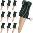 BYDOLL Plant Self-Watering Stakes Automatic Dripper Watering Spikes for Indoor Outdoor Bonsai, Houseplant Insert Devices for Vacation Garden use, Drip Irrigation System for Plant（10 Pack