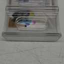 LARGER Compartment - Stackable Water Bottle Organizer Holder - for Stanley & Others' Large Tumbler - Clear Wine Rack, Cup Bottle Holder for Cabinet Home Countertop Fridge Pantry Shelf, 3 Tier Hold 9