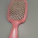 FHI Heat UNbrush Detangling Brush for Pain-Free Brushing on All Wet or Dry Hair Types  Durable DuoFlex Anti-Static Bristles, Lightweight Handle, Vented Hair Brush (1 Count (Pack of 1), Rose Dark Pink)