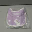 Sport Visors Sun Hat Vintage Letter Print Visors Empty Top Baseball Cap Outdoor Golf Tennis Adjustable for Women Men (Purple)