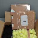Lunmon 4 Sets Brown Kraft Paper Baby Shower Swing Shaking Balls Activity Set for Adult Novelty Twerk Includes 40 Balls, Ribbon & Cardboard Boxes Bridal Shower for Outdoors Indoors