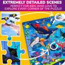 QUOKKA 100 Piece Puzzles for Kids Ages 6-8  Intricately Illustrated Ocean Animals Puzzle for Kids Ages 8-10  Educational Busyland Game Packed with Visual Details for Boys and Girls