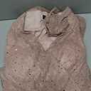 Women's Sequin Wrap Gown (3005, XL) Dusty Pink