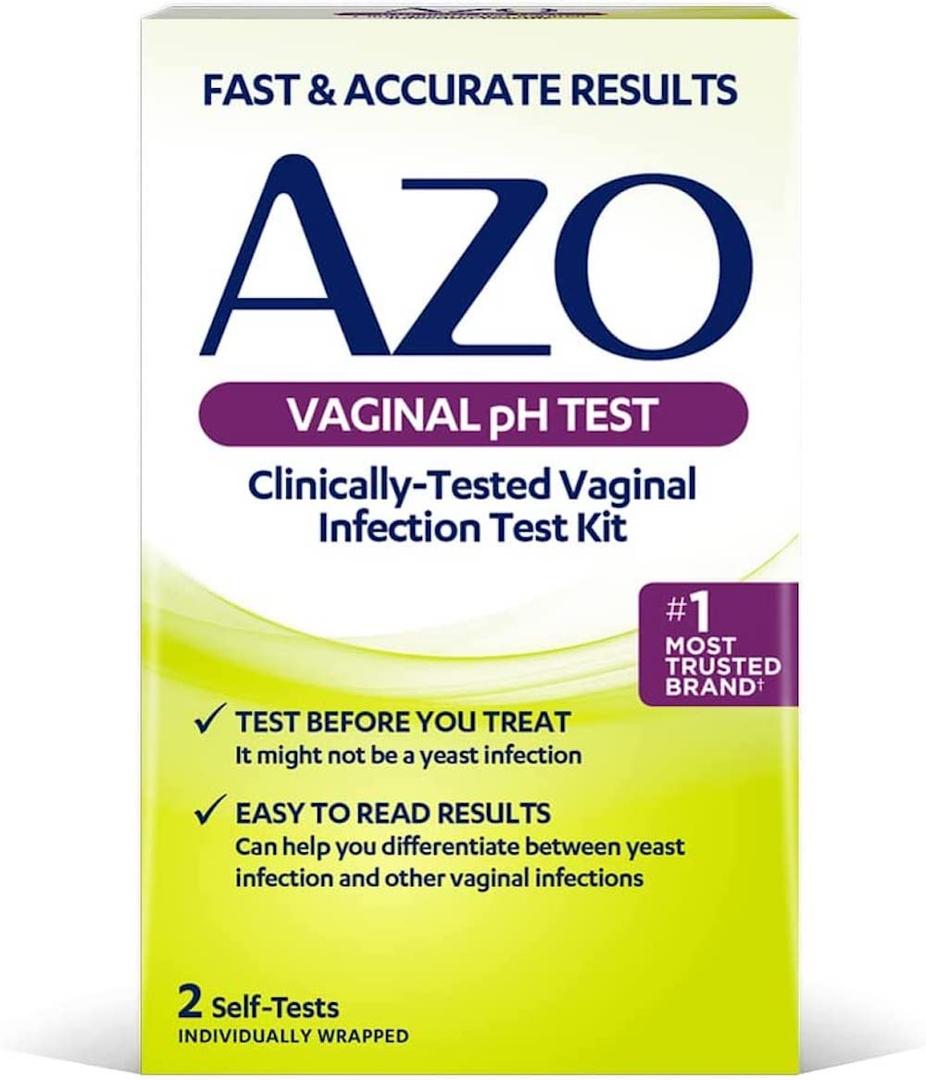 AZO Vaginal pH Test Kit, Clinically-Tested Vaginal Infection Test Kit, FSA/HSA Eligible, Fast & Accurate Results, from The #1 Most Trusted Urinary Health Brand, 1 Self-Test