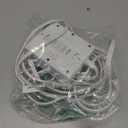 10Ft Extension Cord with Multiple Outlets, Flat Plug Surge Protector Power Strip 10 Ft Long Cord, 8 Outlets & 4 USB Ports (2 USB C), Desk Charging Station for Home Office, College Dorm Room Essentials (White)