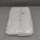 CUCRAF Blackout Curtains 54 Inches Length 2 Panels Set, Rod Pocket and Back Tab Window Curtain, Thermal Insulated Darkening Drapes for Bedroom Living Room (W52 x L54 Inch,White)