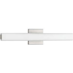 Progress Lighting Beam 22" LED Bath Vanity Light, Brushed Nickel
Modern LED vanity light with etched opal glass for bathrooms (22.25" x 4.75" x 3"), P300182-009-30