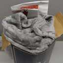 Portable Cordless Heated Blanket for Stadium, Rechargeable USB Heated Throw Blanket for Outdoor, 3 Heat Settings Electric Heated Blanket for Office, Camping, 58x 38 (Battery Pack Not Included) (Grey)