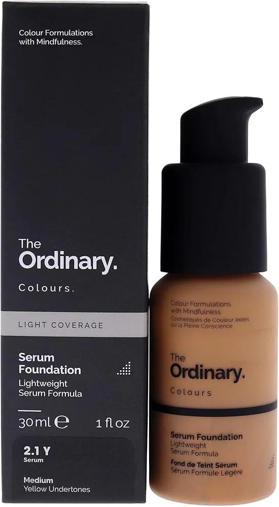 The Ordinary Light Coverage Serum Foundation - 2.1Y Medium, 30 ml