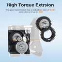 Creality Official K2 Plus Extruder Kit,Dual Gears for Smooth Feeding,Built-in Filament Break Sensor,High Torque Extrusion,Force up to 80N for Creality K2 Plus/K2/K2 Pro 3D Printer