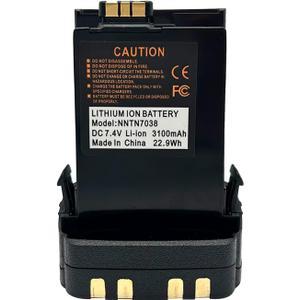 NNTN7038 NNTN7038A 3100mAh Li-ion Battery Non IMPRES Compatible with Radio AXP6000 APX7000 APX8000 APX8000XE APX7000XE APX6000XE SRX2200 NNTN4486A