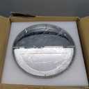 HG Power 10 Inch Metal Exhaust Fan with Switch, 988 CFM Powerful Garage Exhaust Fan with Damper, Potable Wall Mount Fan Fume Extractor Ventilation Fan for Shop, Shed, Basement, Chicken Coop, Silver